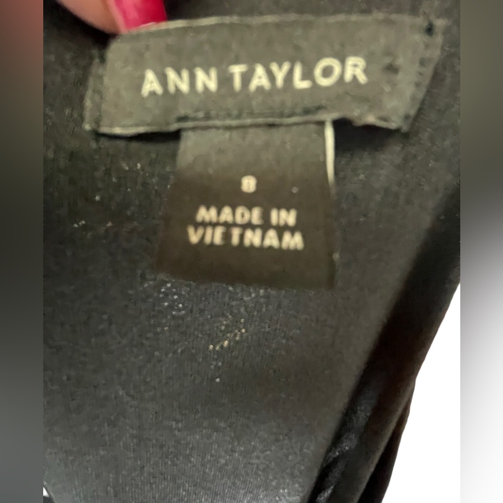 Ann Taylor dress size 8 stunning simple long black sleeveless maxi dress🖤 - Picture 6 of 6